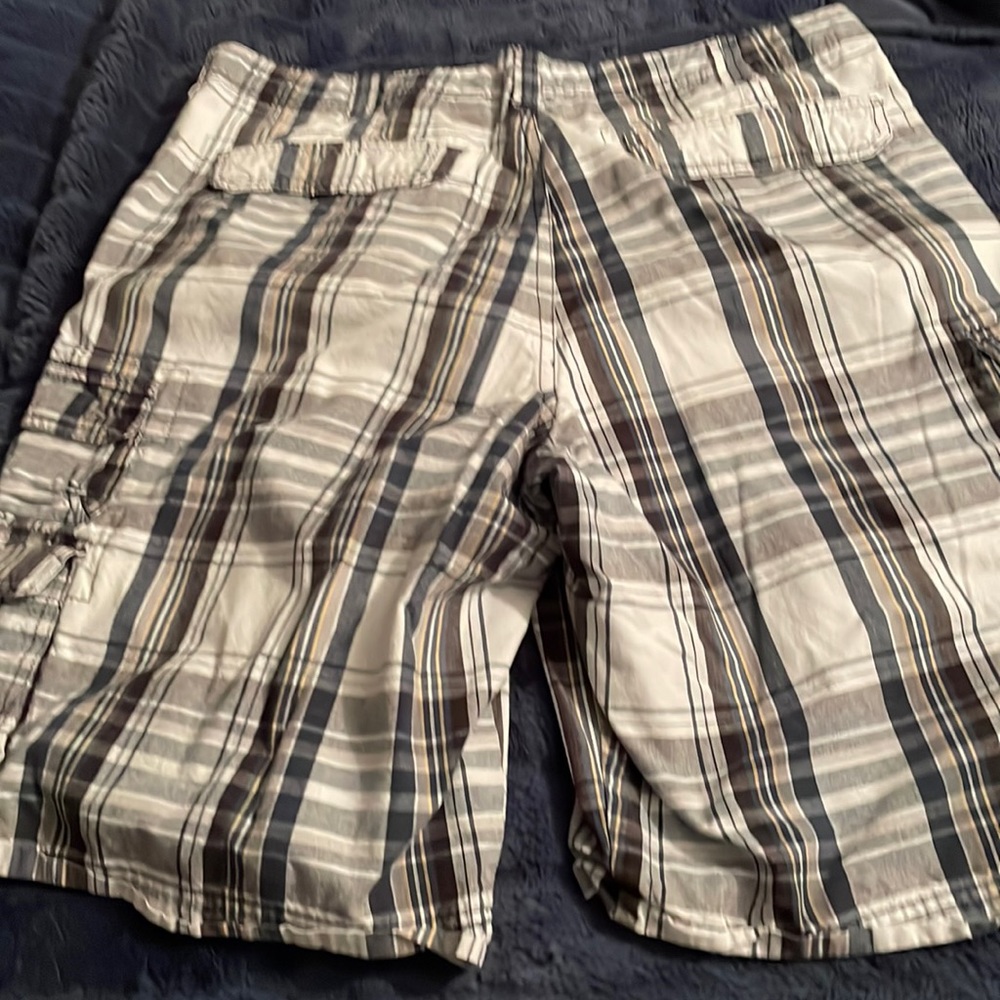 Mens, Lee, plaid cargo shorts